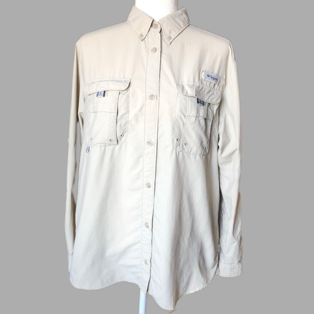 Columbia Large Bahama Long Sleeve Outdoor Shirt